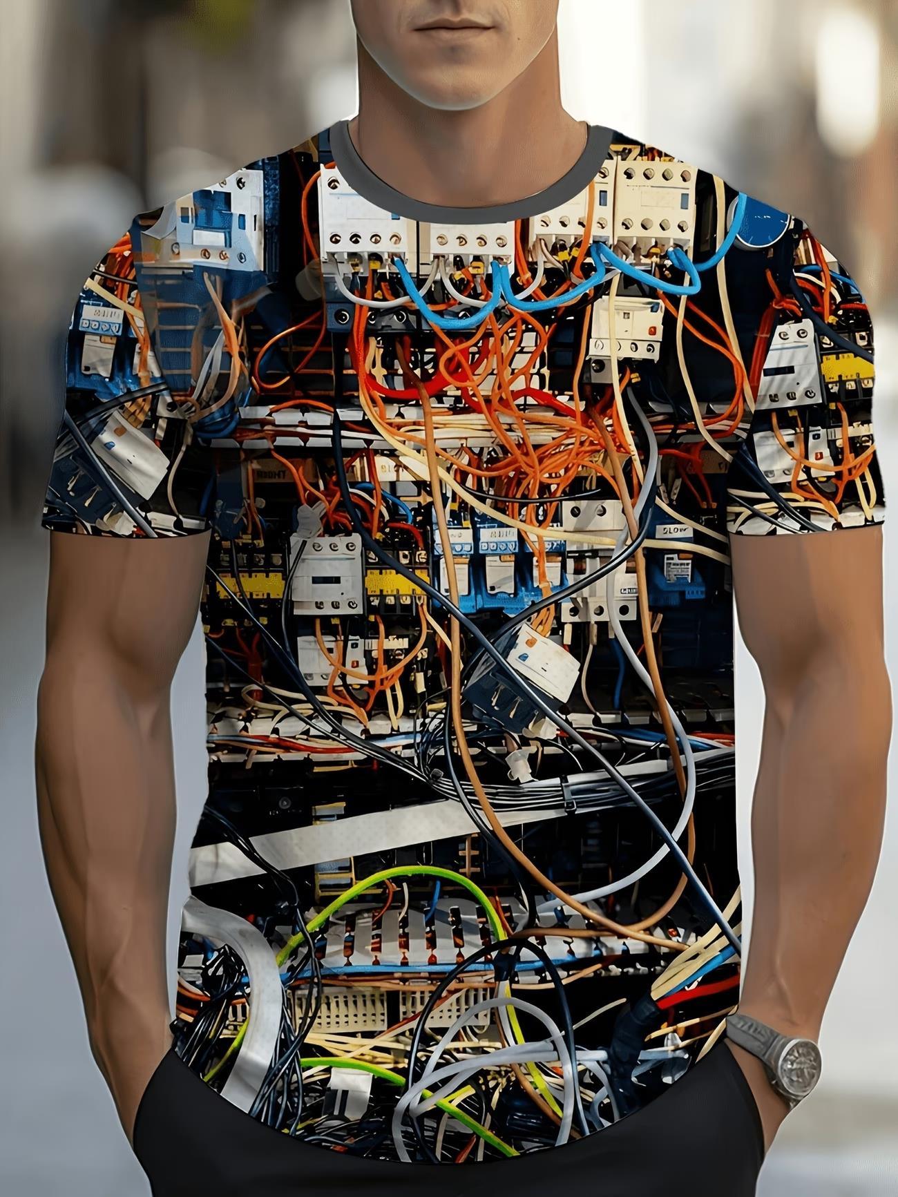 Board Game Geek - Camiseta para hombre con estampado completo