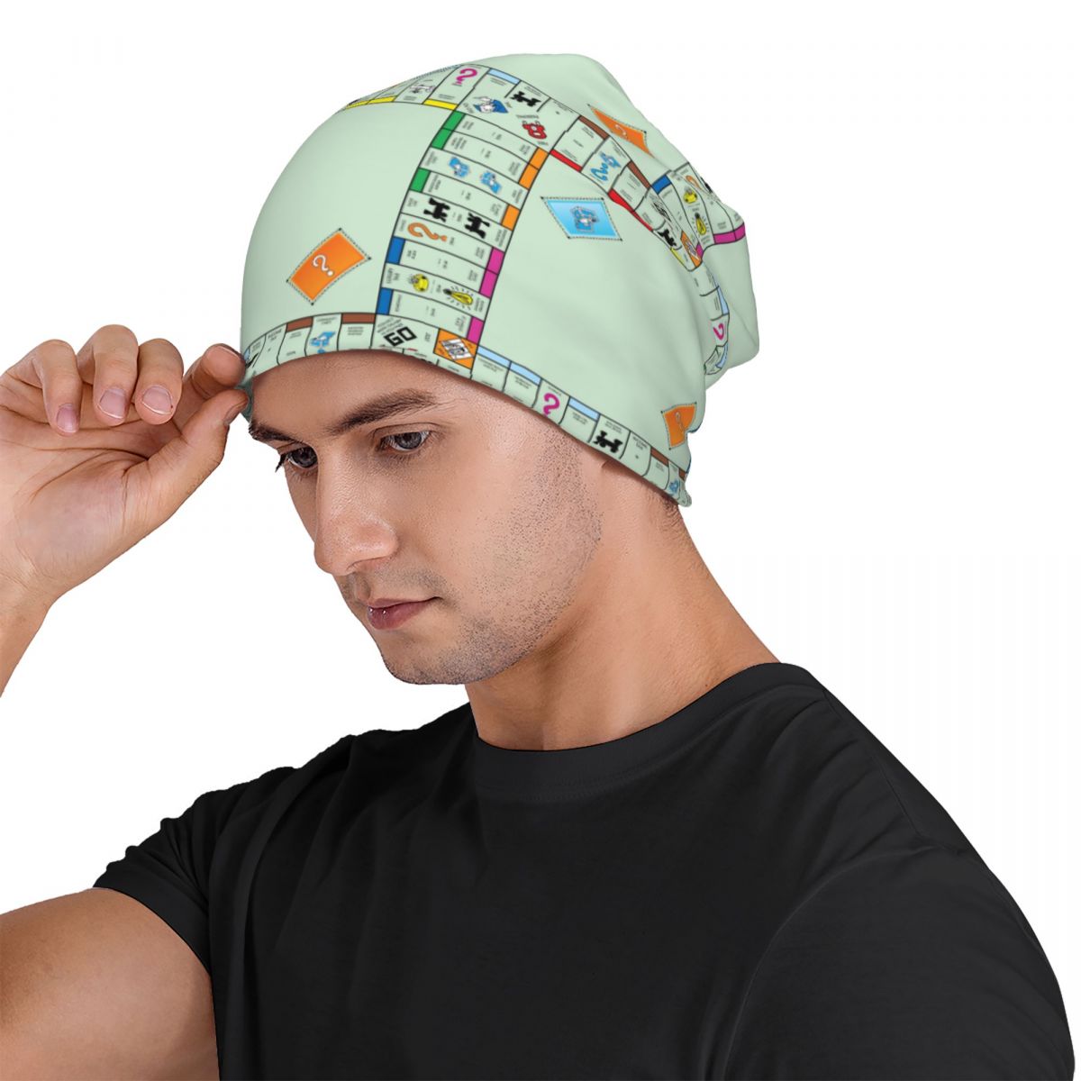 Board Game Monopoly - Gorros de punto unisex para adultos