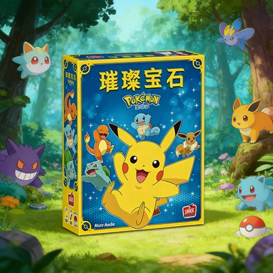 Strategy Board Game - Juego de Mesa Pokémon Dazzling Gem
