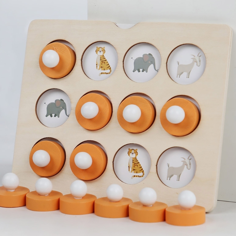 Board Game Oath - Juego de ajedrez Montessori con memoria,