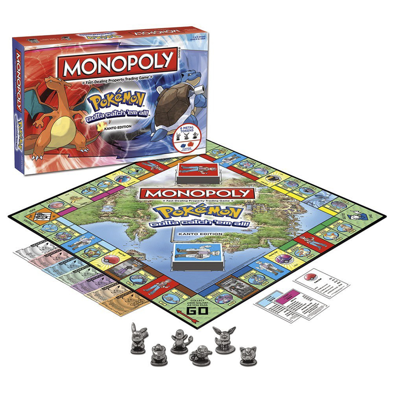 Juego de mesa de Pokémon MONOP - Board Game Monopoly reseña y precio