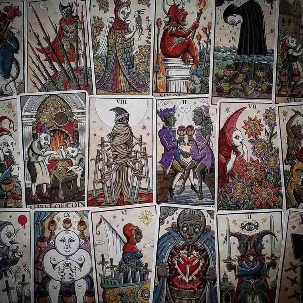 Trionfi Della Luna Tarot ilust - Board Game Research reseña y precio