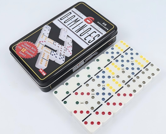 Elegante Juego de Dominó Doble - Board Game Family reseña y precio